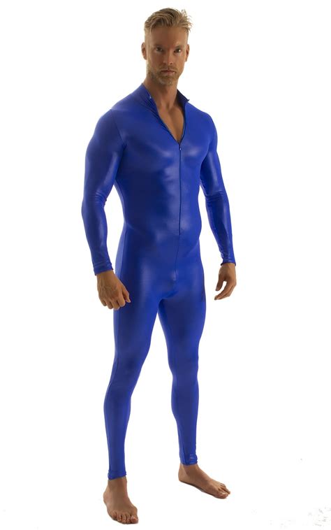 blue lycra suit